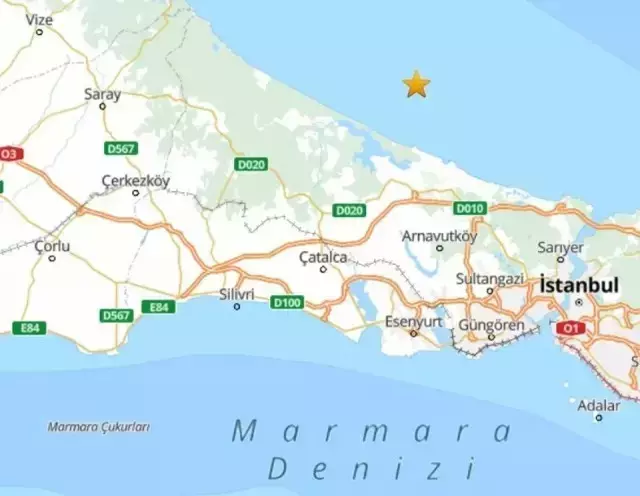 İstanbul'da hissedilen bir deprem meydana geldi! - Görsel 1