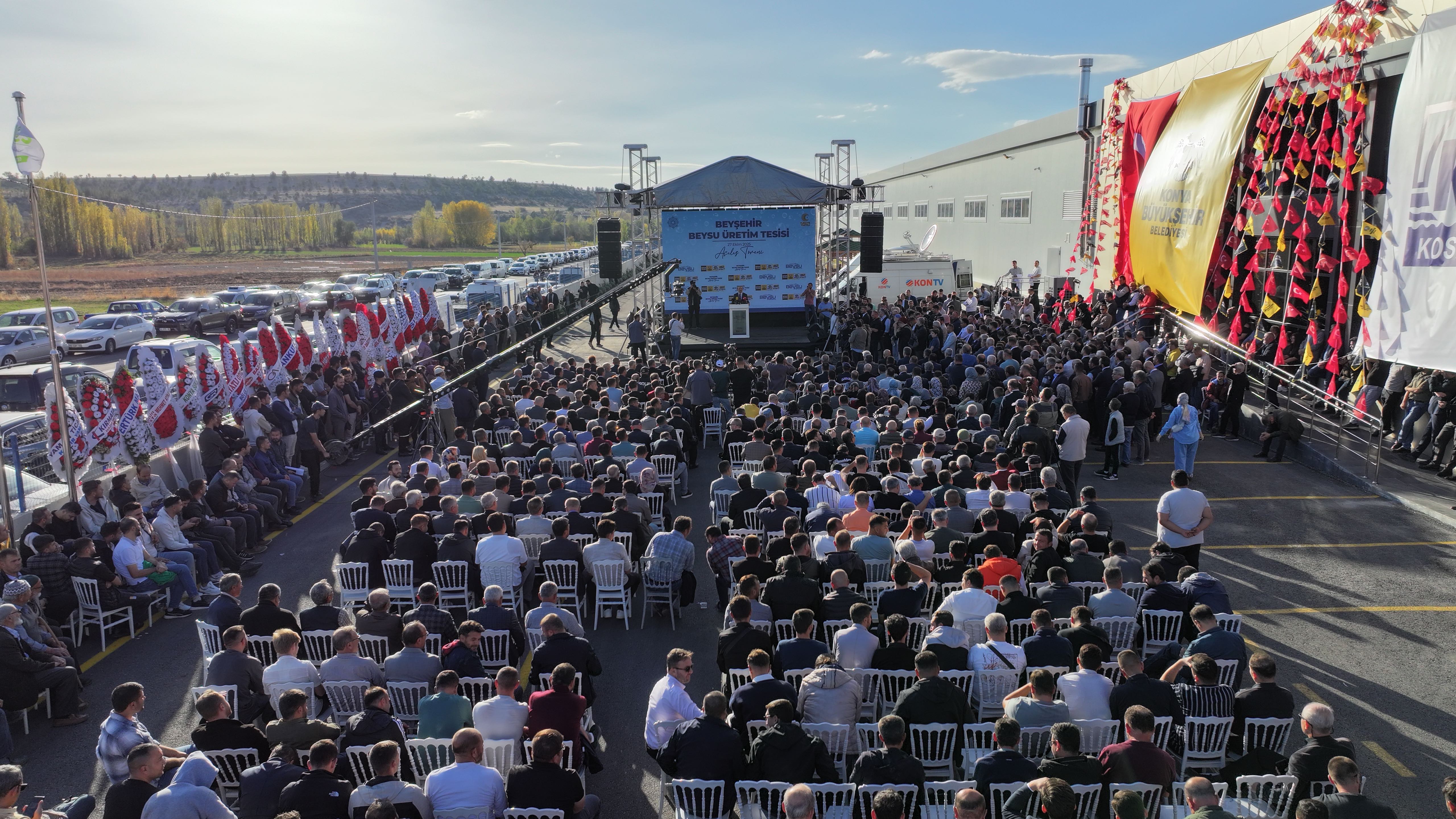 Beyşehirde  bulunan Beysu'nun 1 Milyar 130 Milyonluk Dev Su Tesisi Hizmete Açıldı - Görsel 1