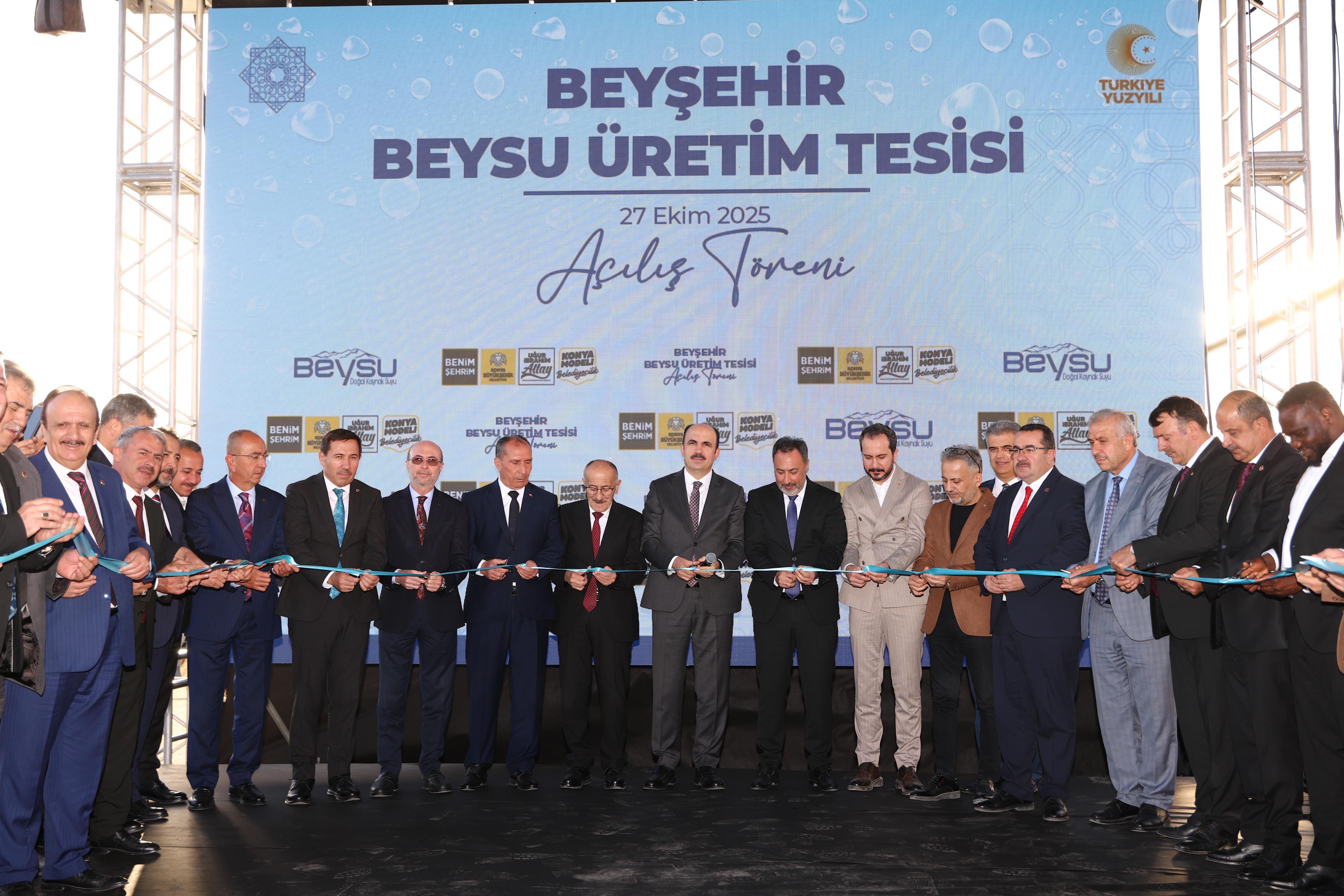 Beyşehirde  bulunan Beysu'nun 1 Milyar 130 Milyonluk Dev Su Tesisi Hizmete Açıldı - Görsel 2