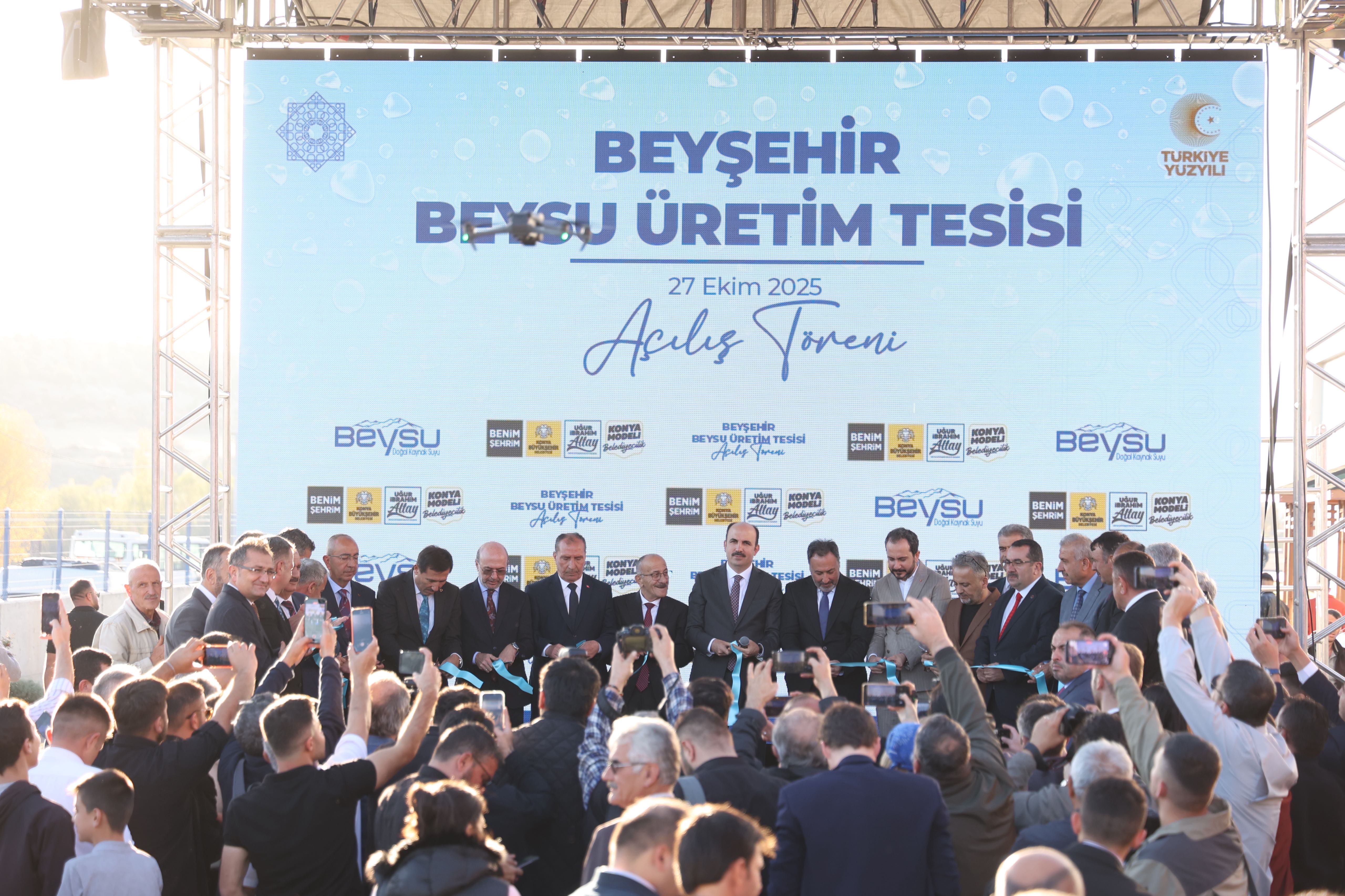 Beyşehirde  bulunan Beysu'nun 1 Milyar 130 Milyonluk Dev Su Tesisi Hizmete Açıldı - Görsel 13