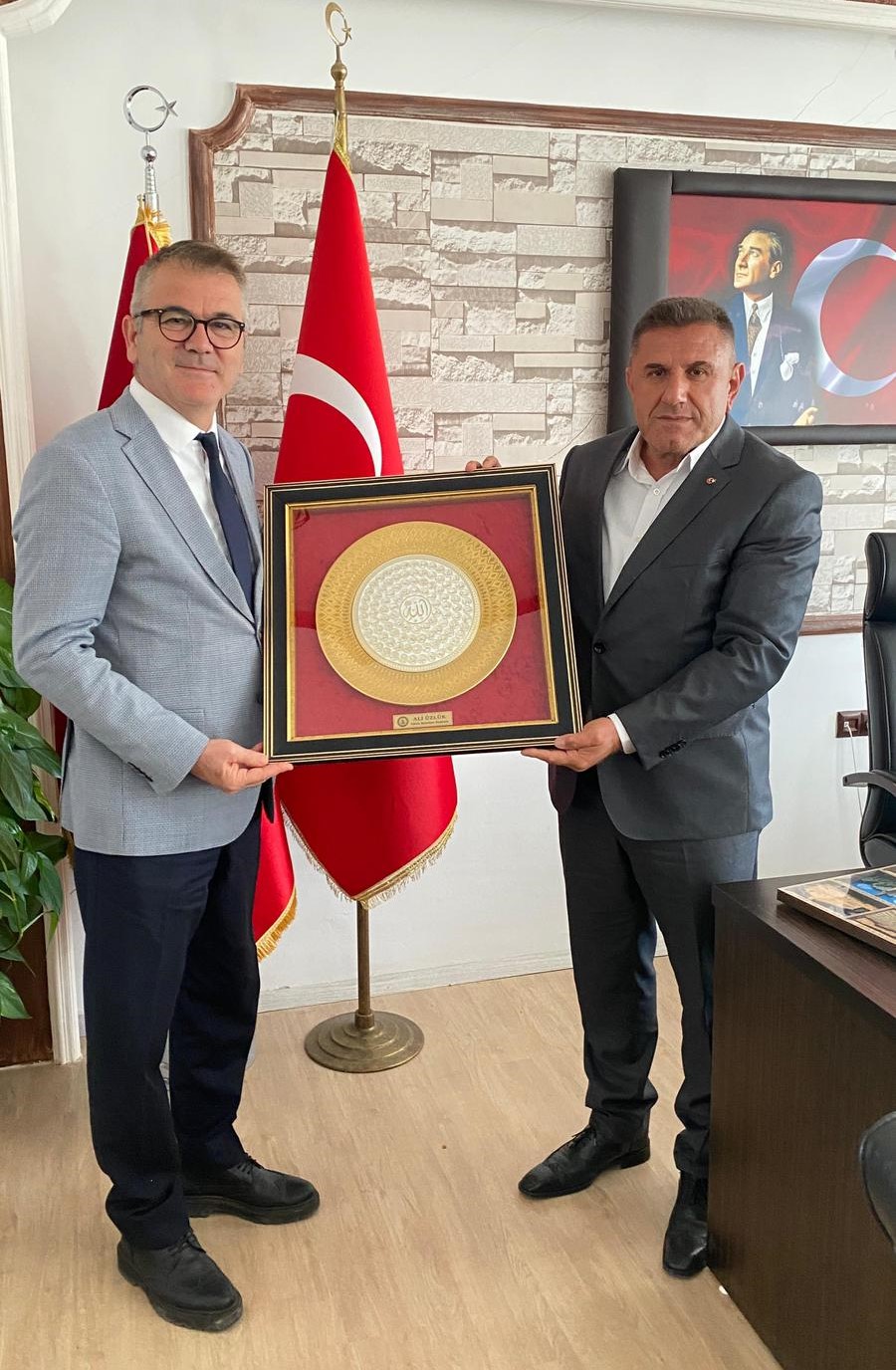 BAŞKAN USTAOĞLU’NDAN BÖLGE BELEDİYE BAŞKANLARINA ZİYARET  - Görsel 2