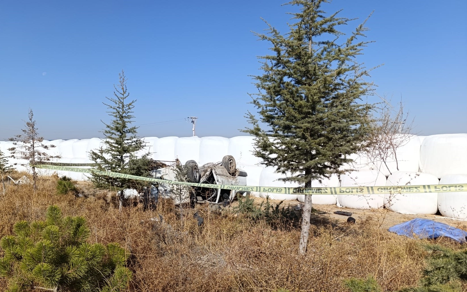 Takla atan otomobilin sürücüsü öldü, arkadaşı ağır yaralandı - Görsel 2