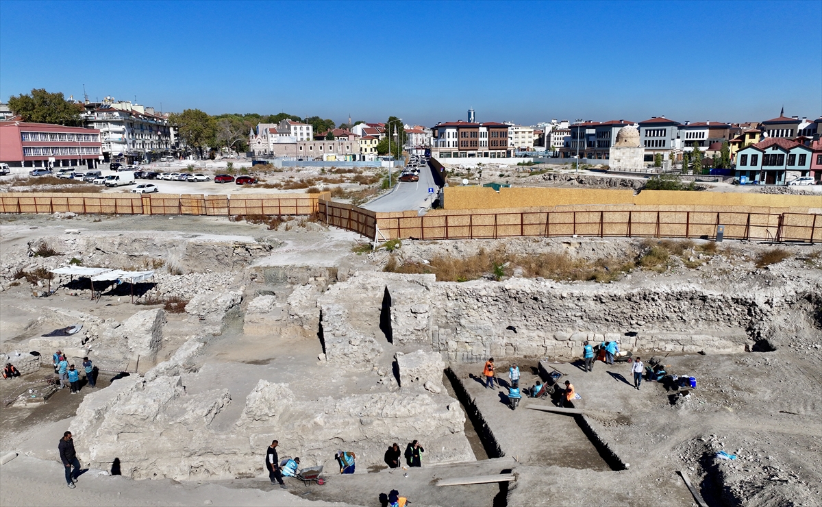 KONYA - Selçuklu kalesinin topuzları gün yüzüne çıkarıldı  - Görsel 5
