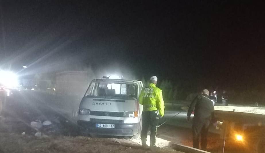 Konya-Beyşehir yolunda meydana gelen trafik kazasında bir kişi hayatını kaybetti. - Görsel 2