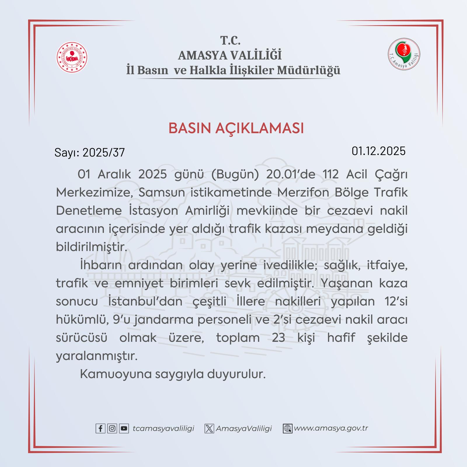 Mahkum taşıyan midibüsün de karıştığı zincirleme kazada 23 kişi yaralandı - Görsel 2
