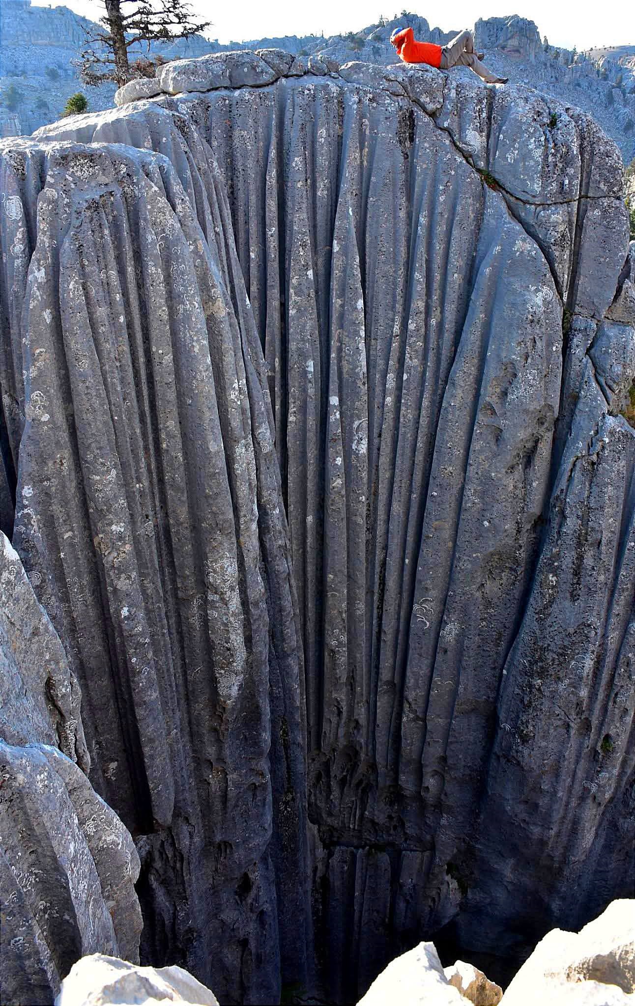 Giden Gelmez Dağları'nın korkutan uçurumları - Görsel 9