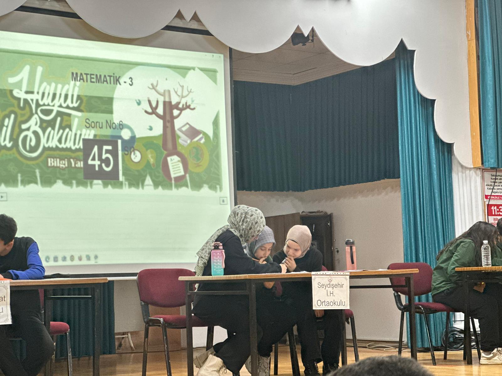 Haydi Bil Bakalım Bilgi Yarışması'nda İlçe Birincisi Belli Oldu: Seydişehir İmam Hatip Ortaokulu - Görsel 4