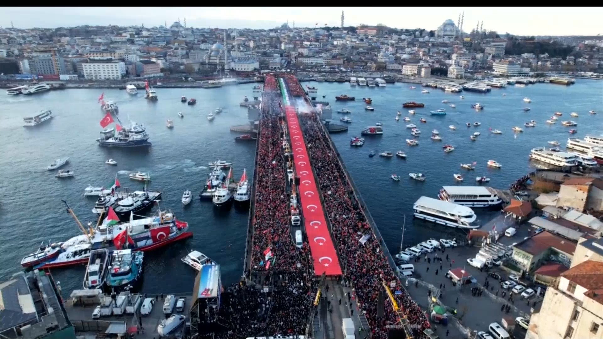 İstanbul - İstanbul'da 'Büyük Gazze Yürüyüşü - Görsel 8