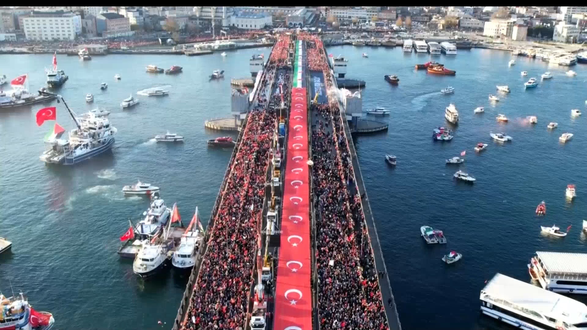 İstanbul - İstanbul'da 'Büyük Gazze Yürüyüşü - Görsel 9