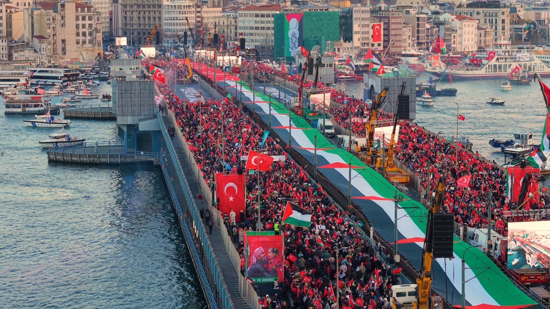 İstanbul - İstanbul'da 'Büyük Gazze Yürüyüşü - Görsel 11