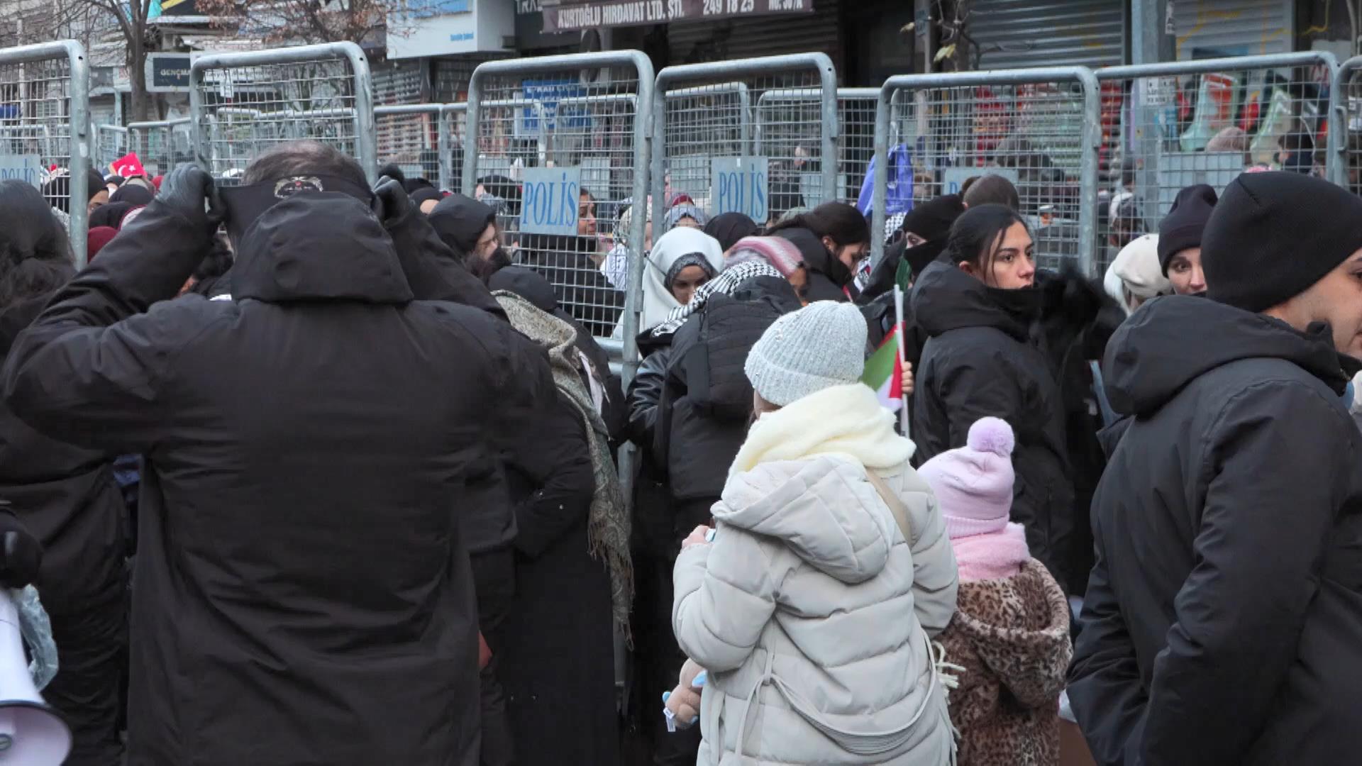 İstanbul - İstanbul'da 'Büyük Gazze Yürüyüşü - Görsel 16
