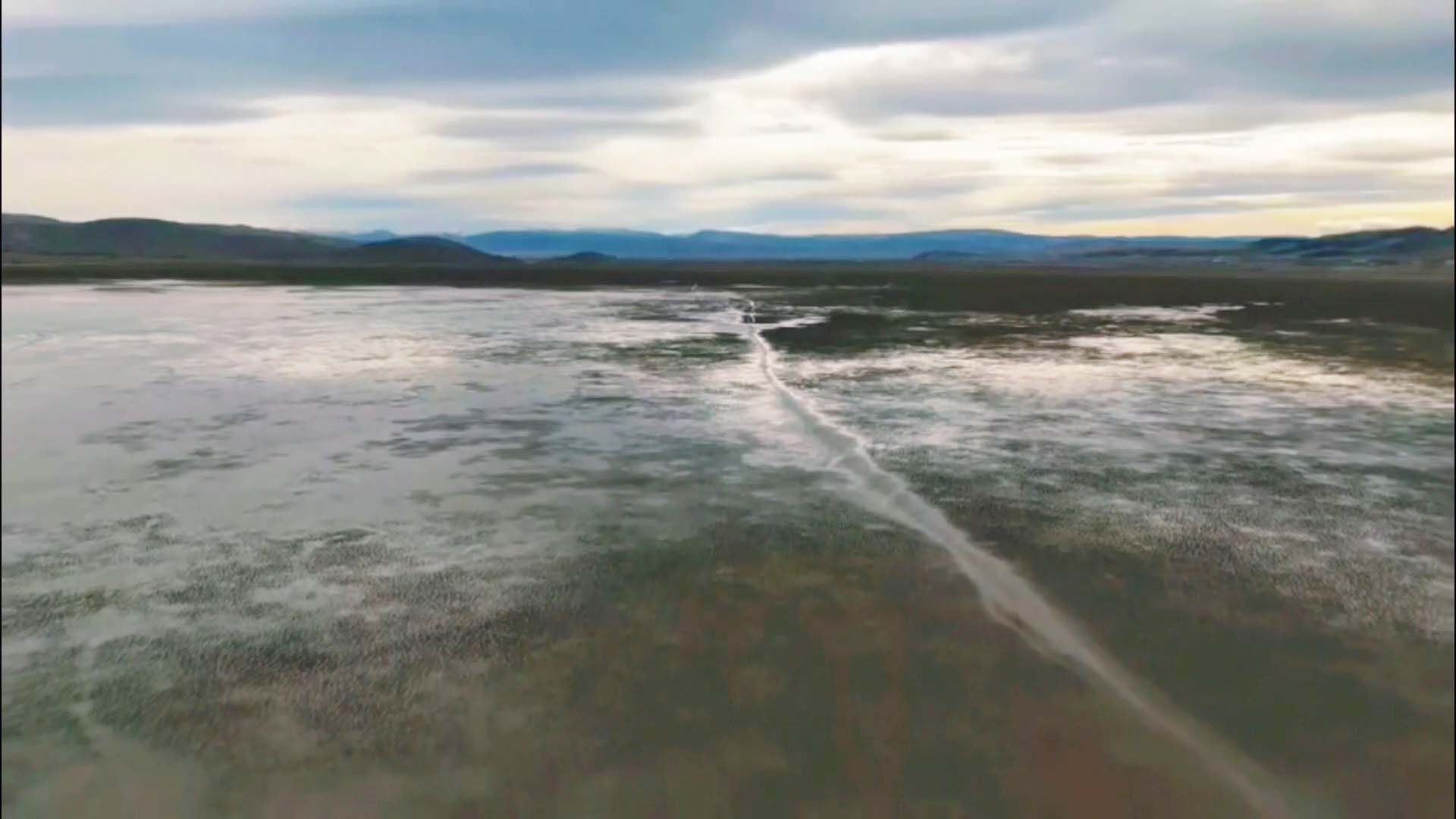  Konya'da Kuruyan Çavuşçu Gölü, yeniden su tutmaya başladı - Görsel 1
