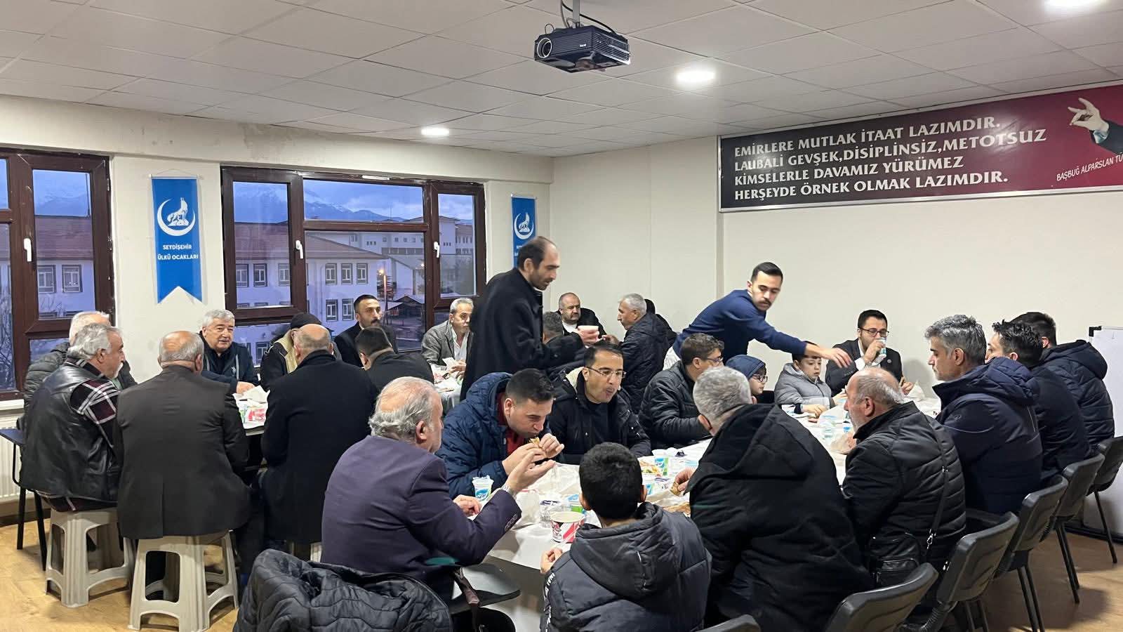 Seydişehir Ülkü Ocakları Gönül Sofrasında Buluştu - Görsel 1