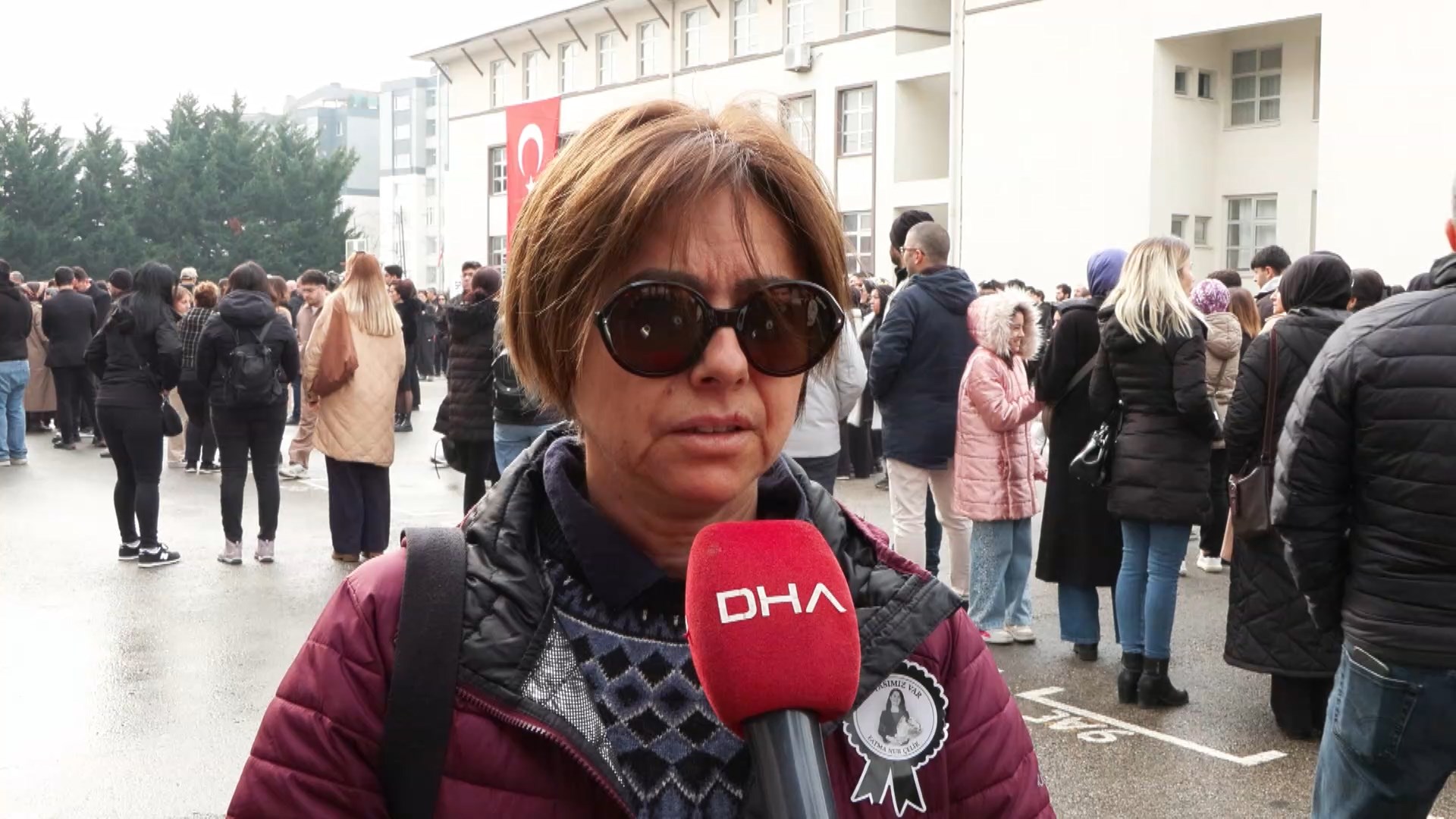 İstanbul- Öğrencisi tarafından öldürülen Fatma Nur Çelik için okulda tören düzenlendi  - Görsel 13