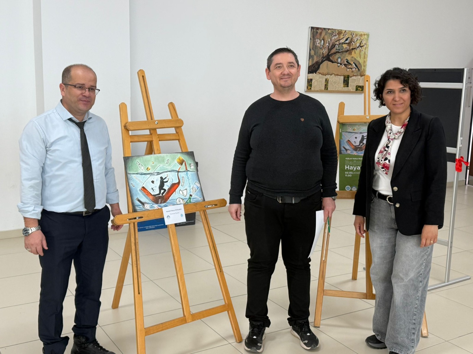  Seydişehir Sağlık Hizmetleri Meslek Yüksekokulumuzda “Bağımlı Olma, Hayata Bağlan” Resim Sergisi Açıldı - Görsel 5