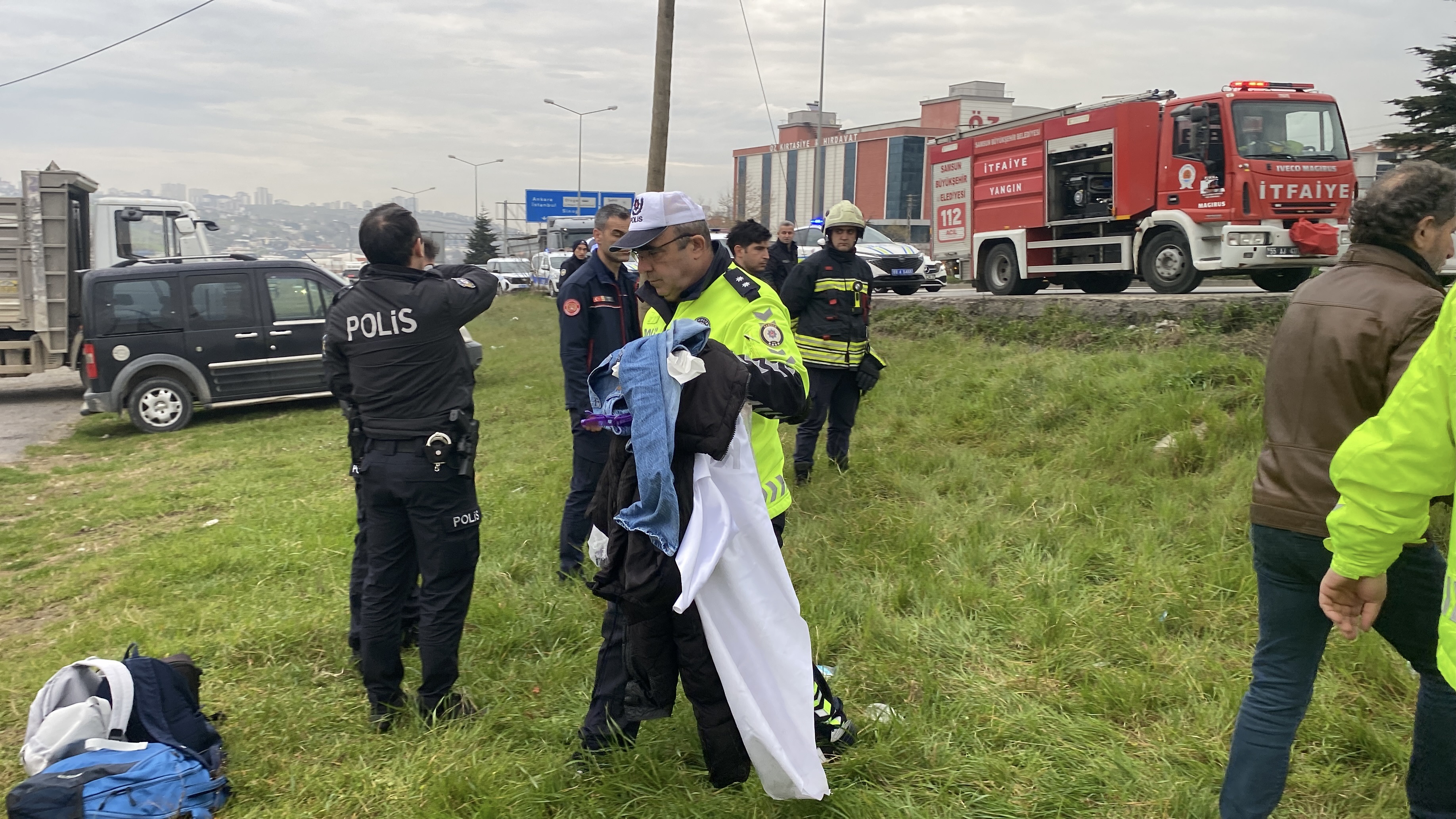 Samsun'da otobüs yan yattı: 9’u öğrenci, 11 yaralı  - Görsel 6