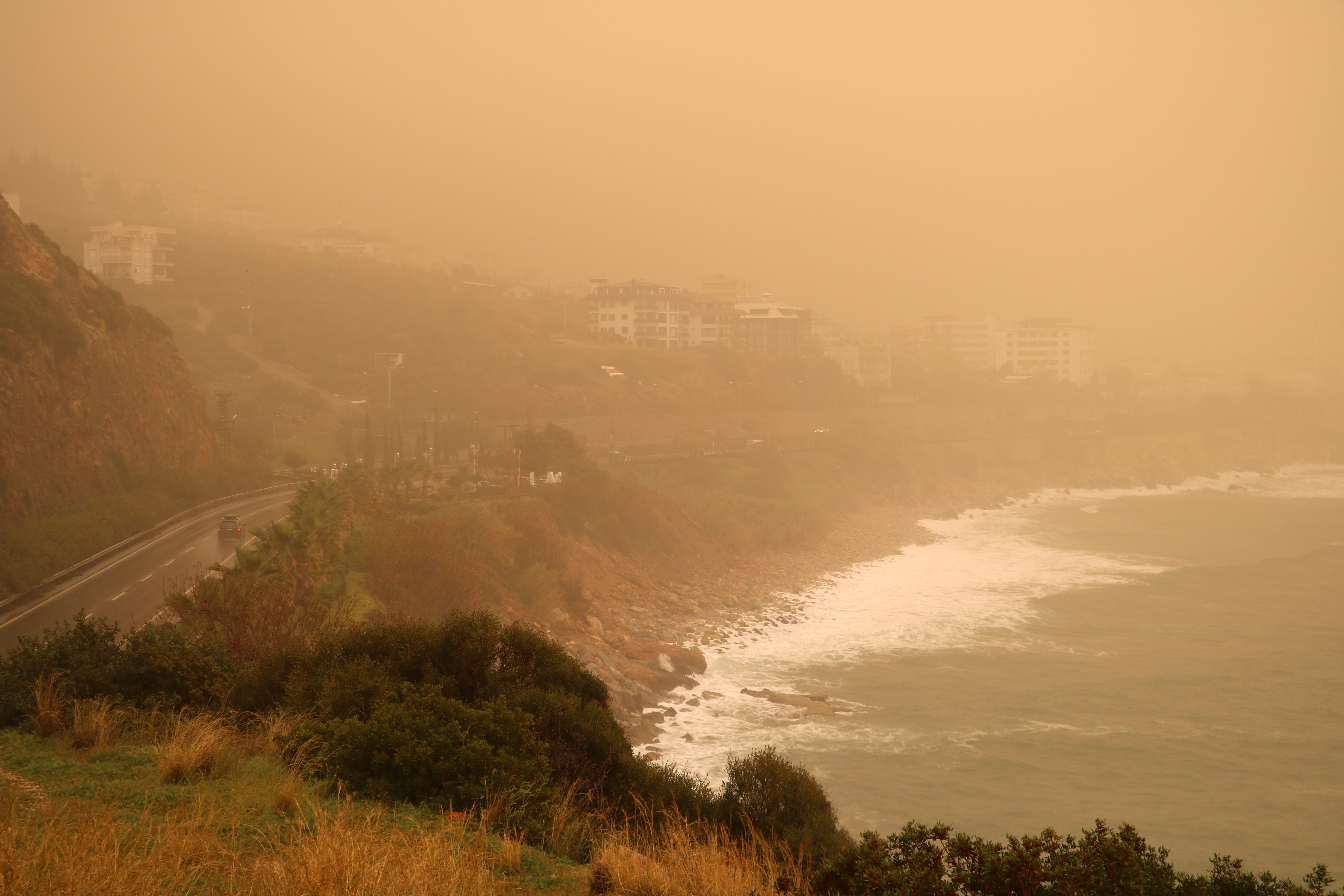 Antalya'yı çöl tozu bulutu kapladı  - Görsel 3