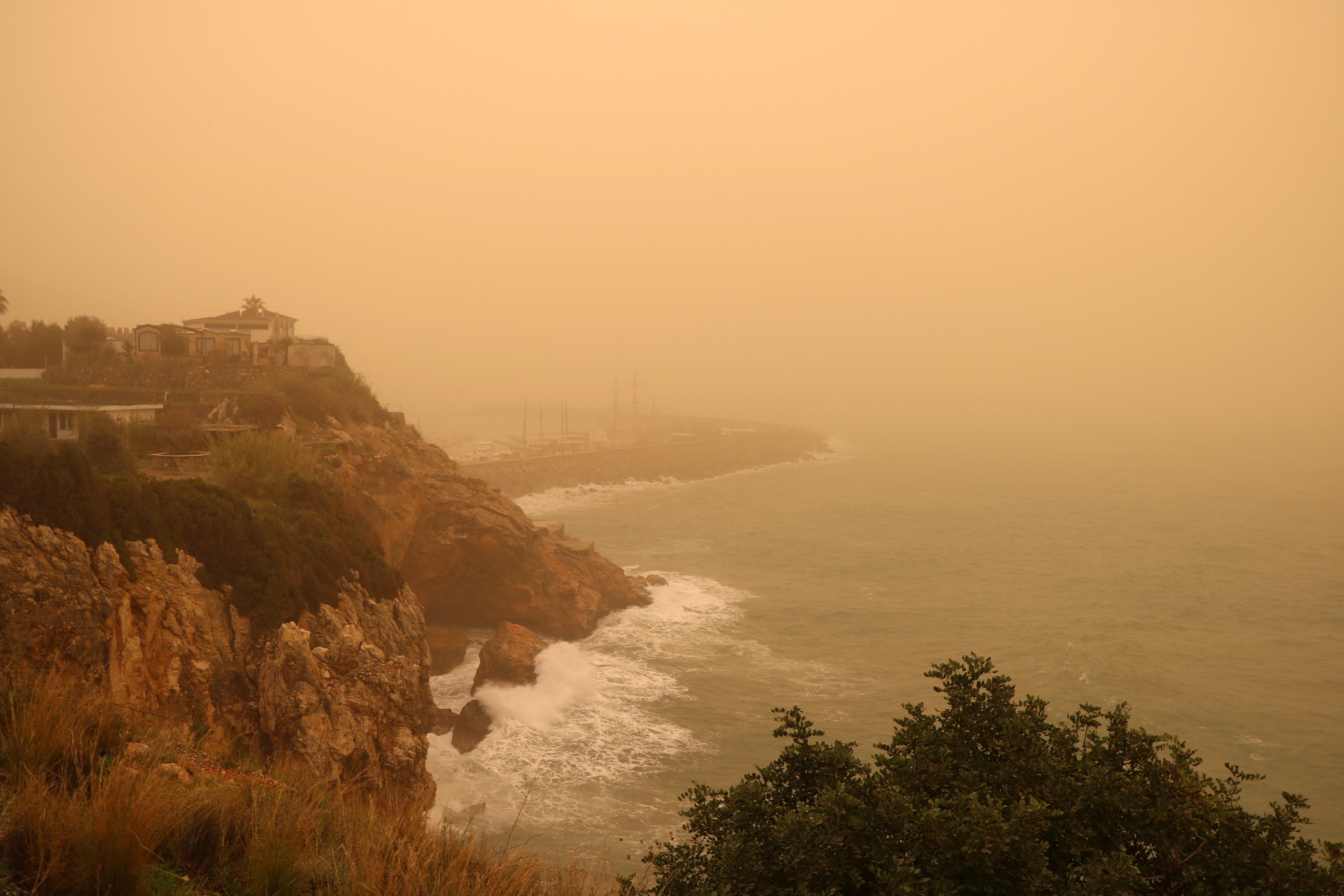 Antalya'yı çöl tozu bulutu kapladı  - Görsel 4