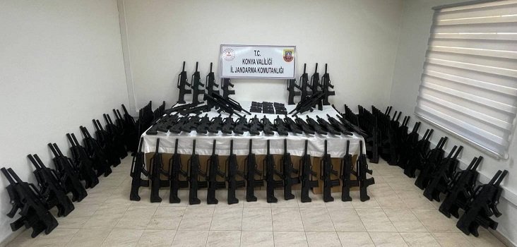 Jandarmadan  Konya’da Dev Silah Operasyonu - Görsel 2