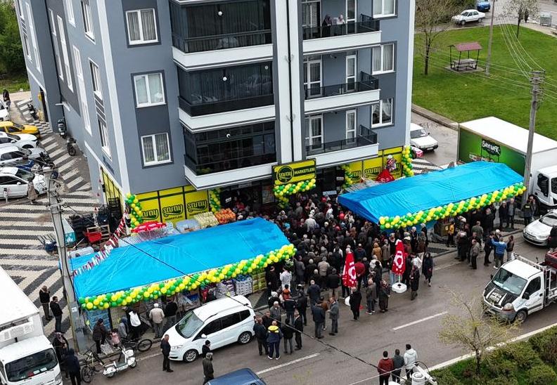 Saray Market Kızılcalar Şubesi Yoğun Katılımla Hizmete Açıldı - Görsel 1