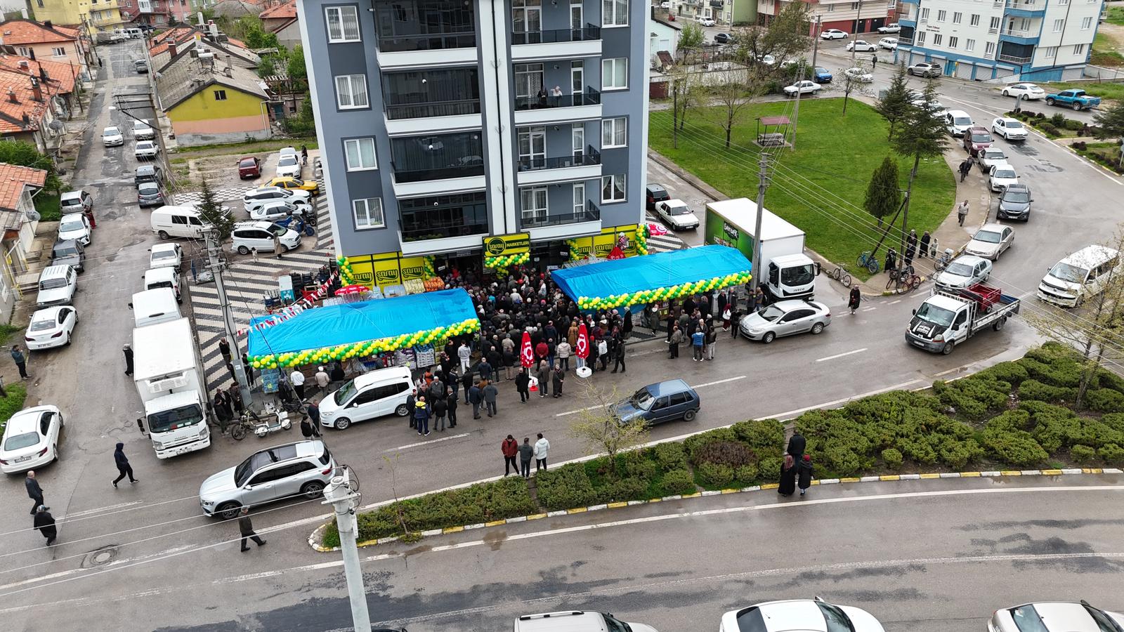 Saray Market Kızılcalar Şubesi Yoğun Katılımla Hizmete Açıldı - Görsel 4