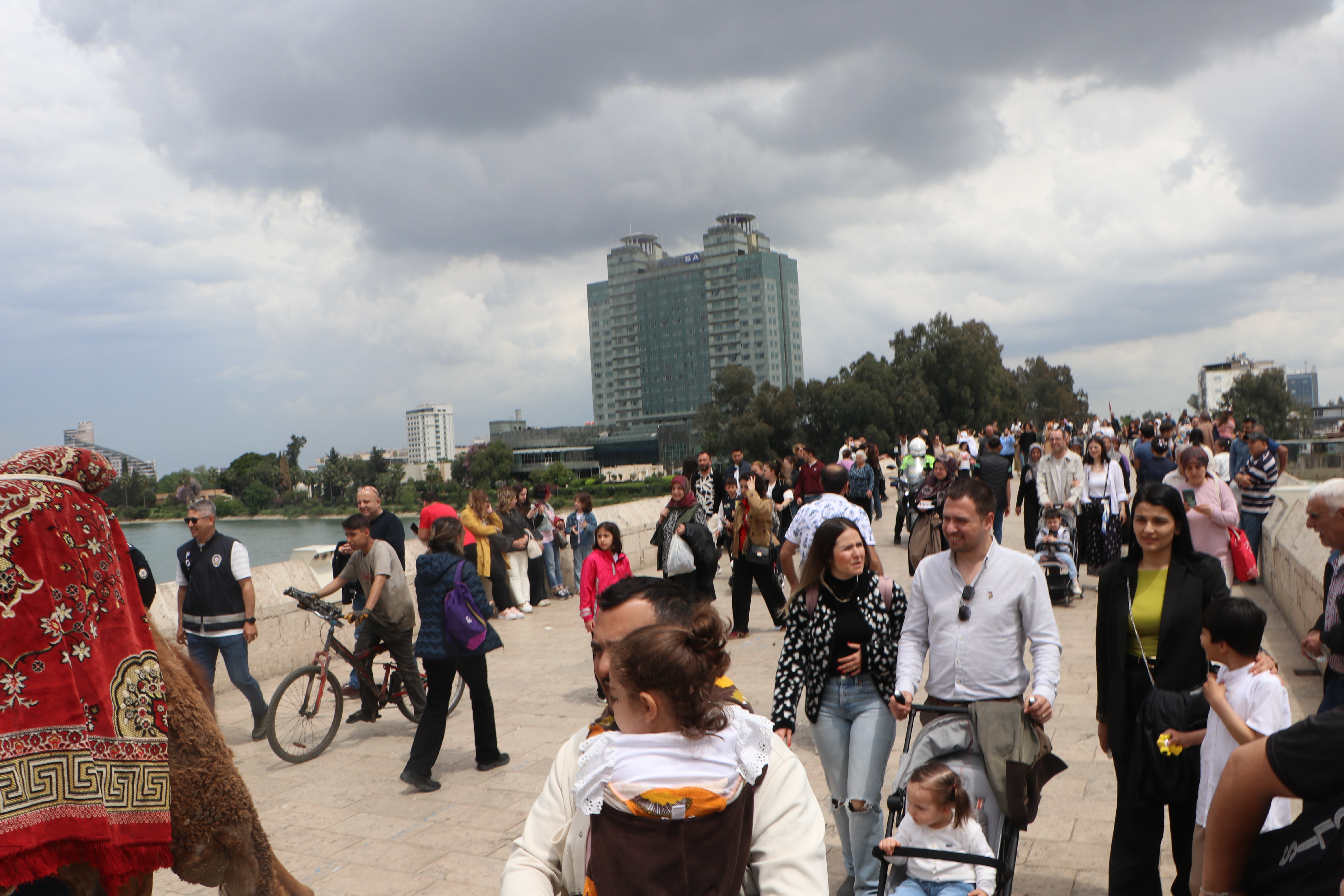 Adana'da Yörüklerden tarihi Taşköprü’de develi göç yürüyüşü - Görsel 1
