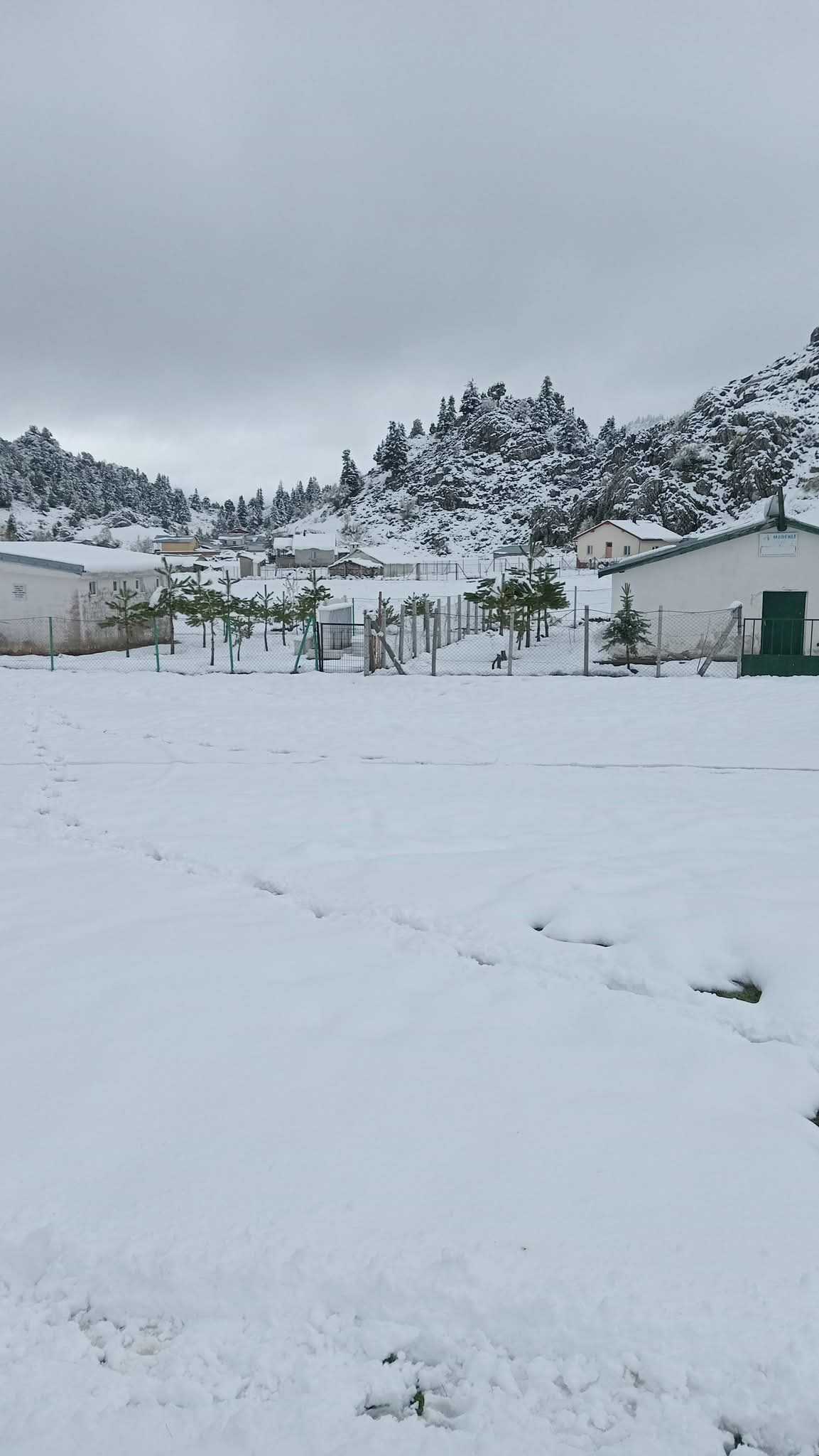 Seydişehir’de Bahar Sürprizi: Madenli Yaylasında  kar kalınlığı 20 cm  olarak ölçüldü. - Görsel 2