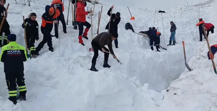 Artvin-Çığ altında kalan çobanın cansız bedenine ulaşıldı - Görsel 3