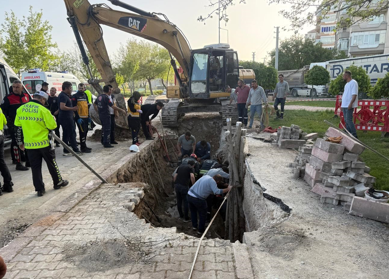 Konya-Göçük altında kalan 2 kardeş işçi yaralandı - Görsel 7