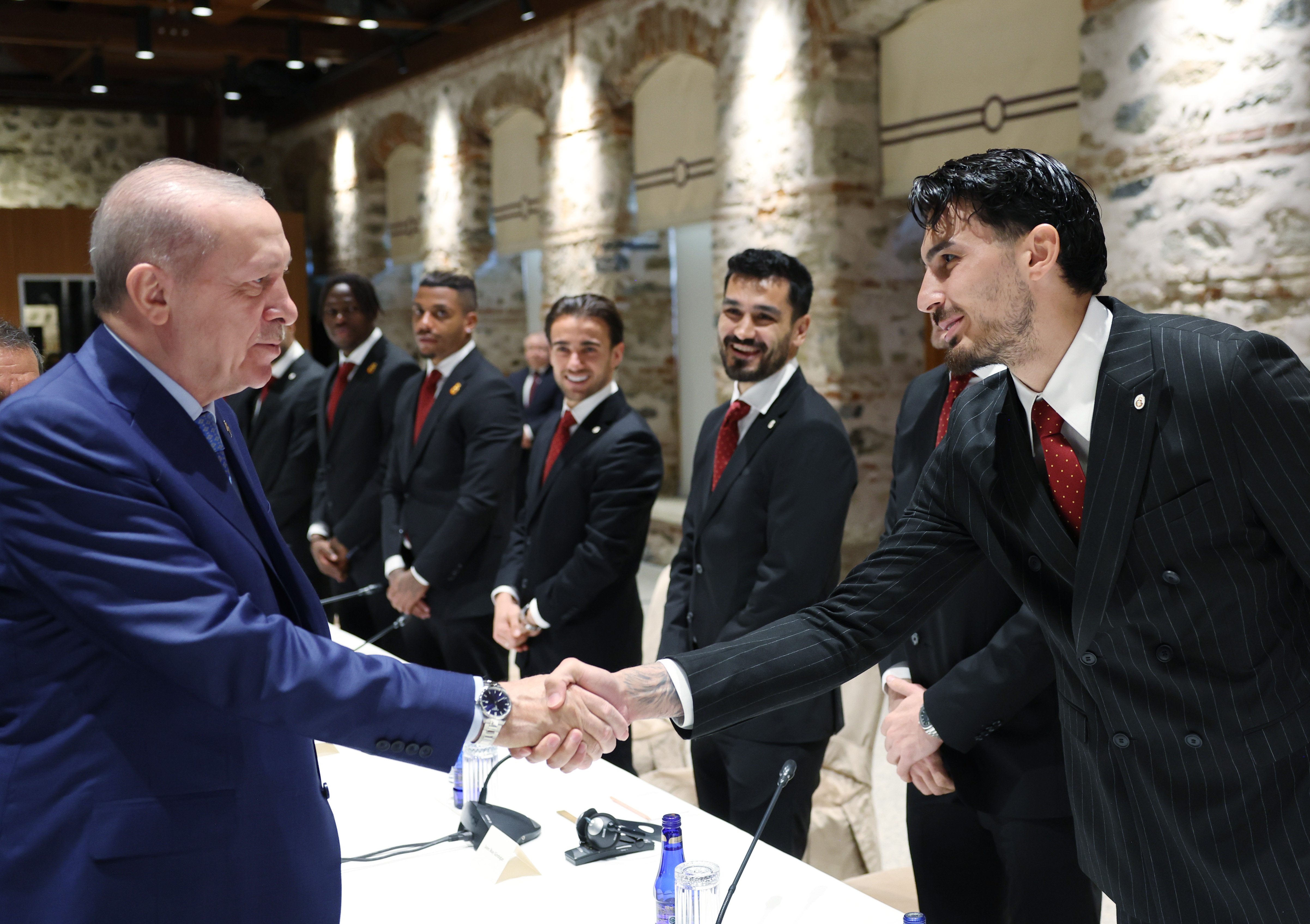 Cumhurbaşkanı Erdoğan, Süper Lig şampiyonu Galatasaray’ı kabul etti - Görsel 1