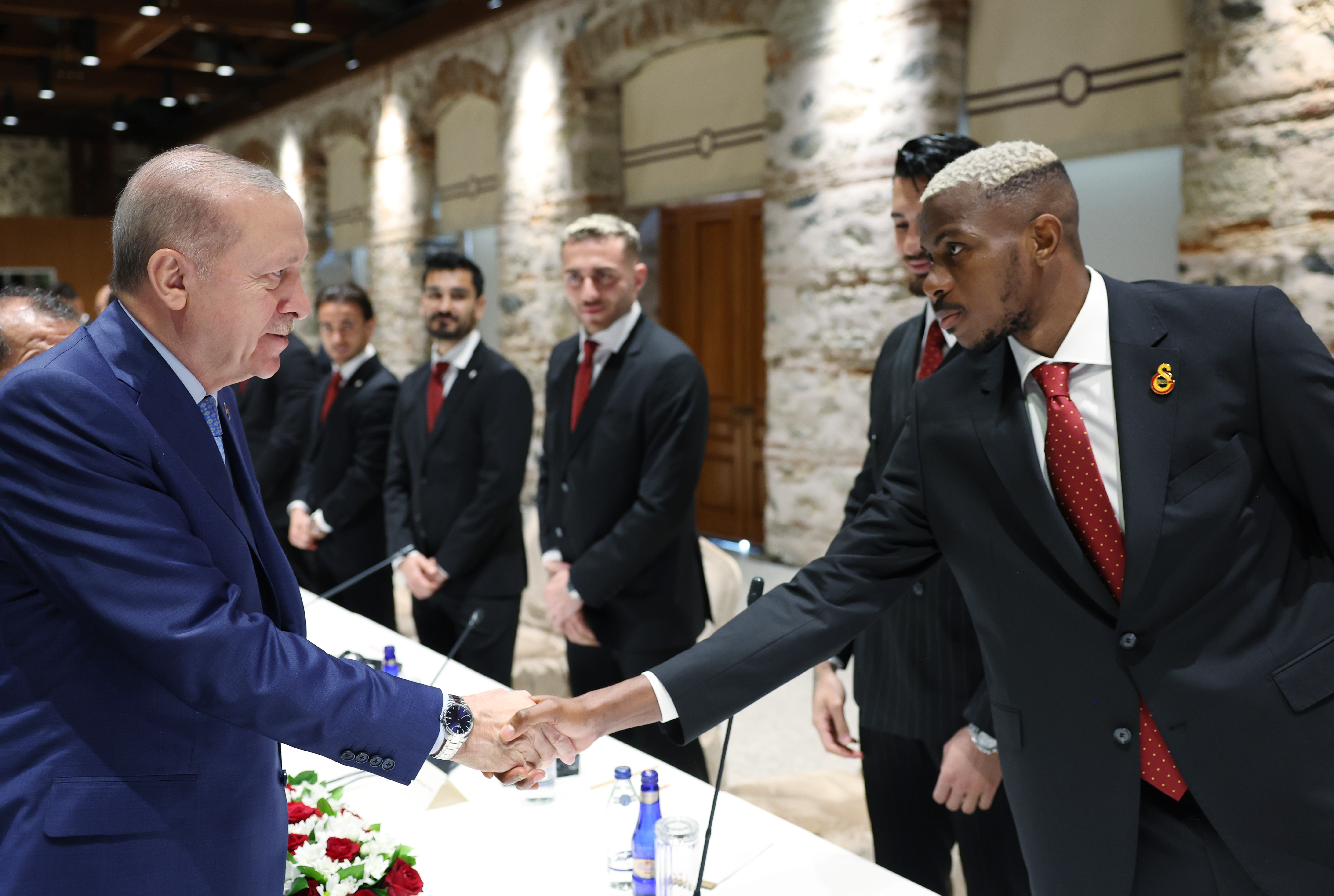 Cumhurbaşkanı Erdoğan, Süper Lig şampiyonu Galatasaray’ı kabul etti - Görsel 2