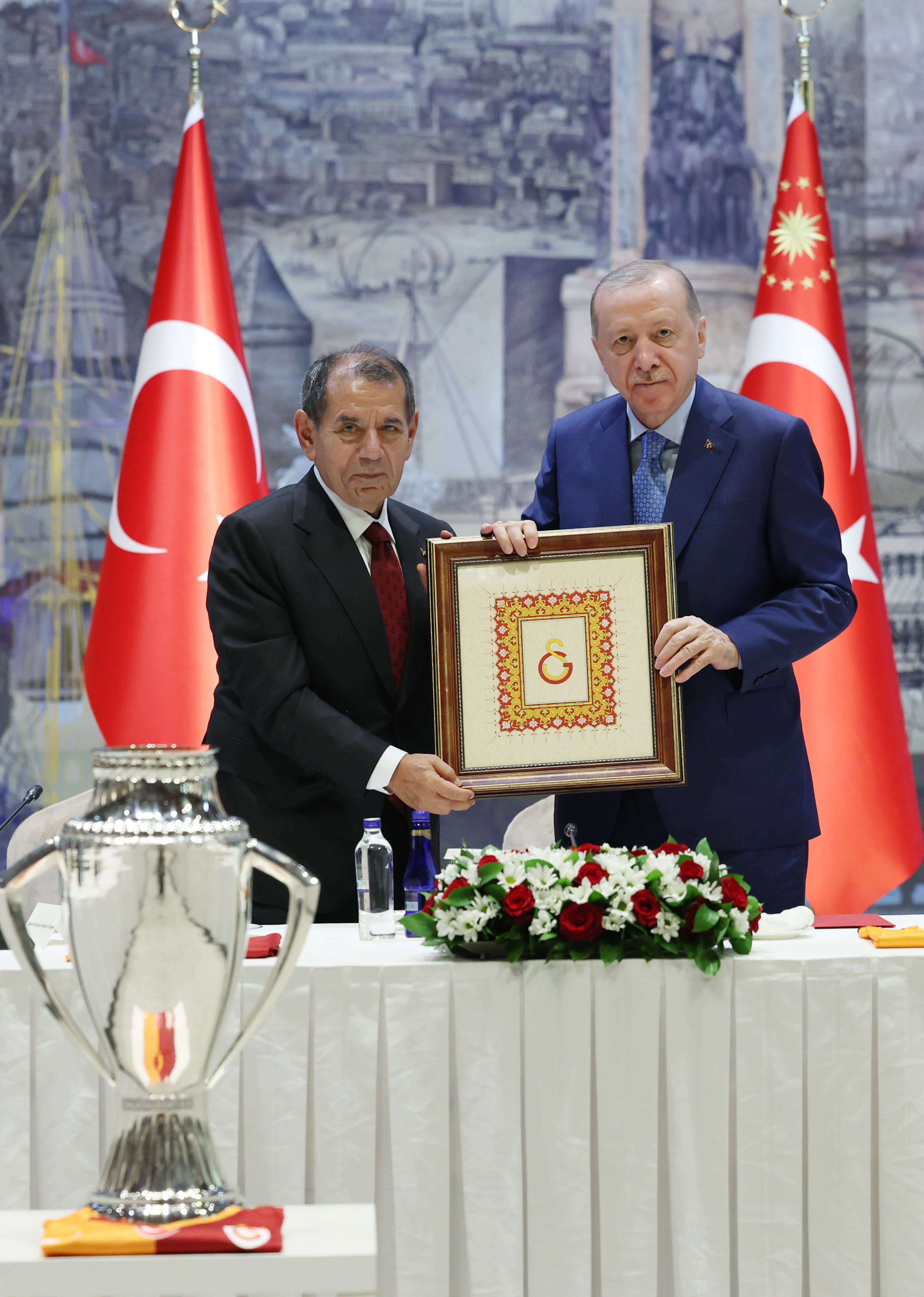 Cumhurbaşkanı Erdoğan, Süper Lig şampiyonu Galatasaray’ı kabul etti - Görsel 11