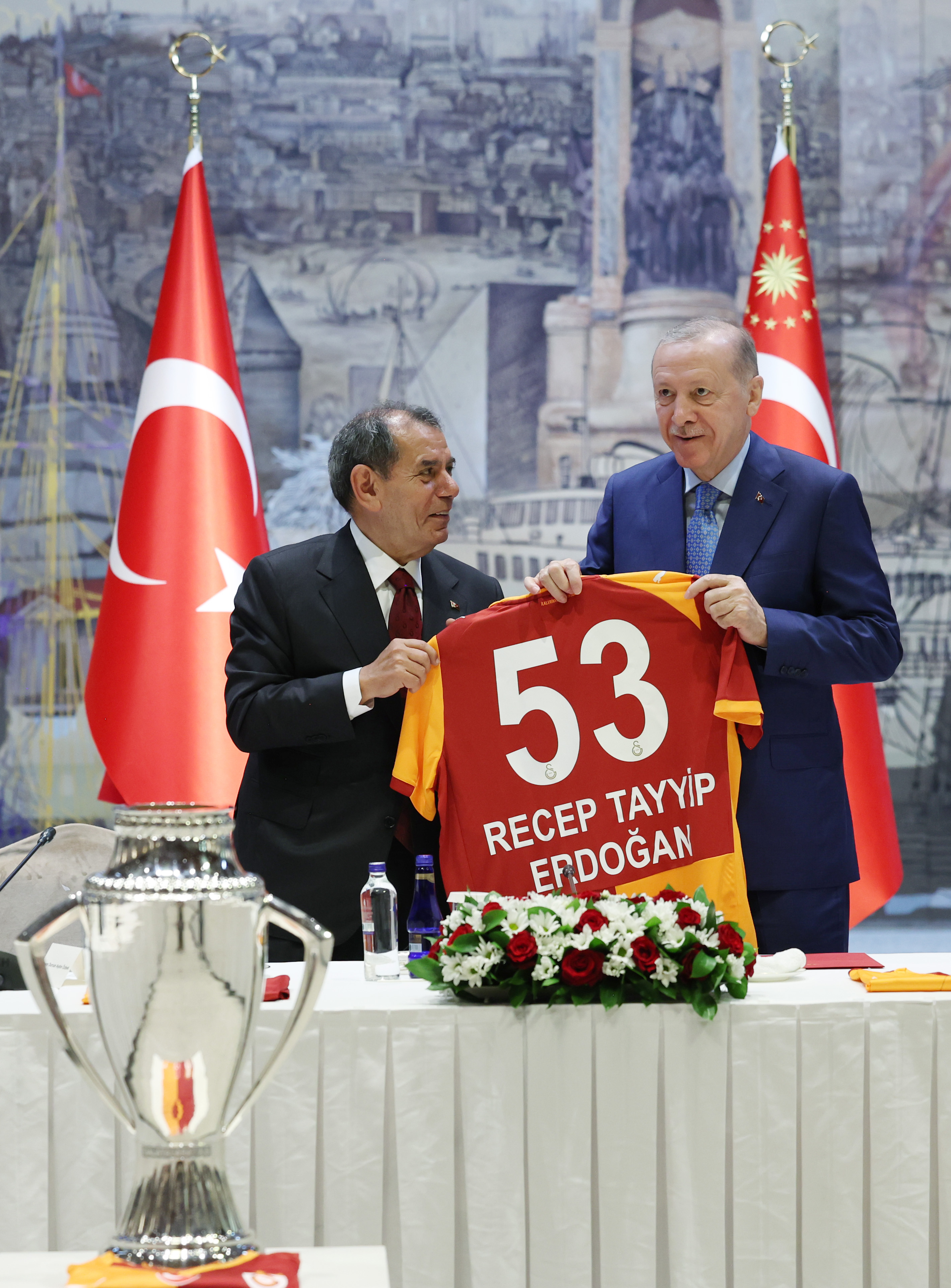 Cumhurbaşkanı Erdoğan, Süper Lig şampiyonu Galatasaray’ı kabul etti - Görsel 12
