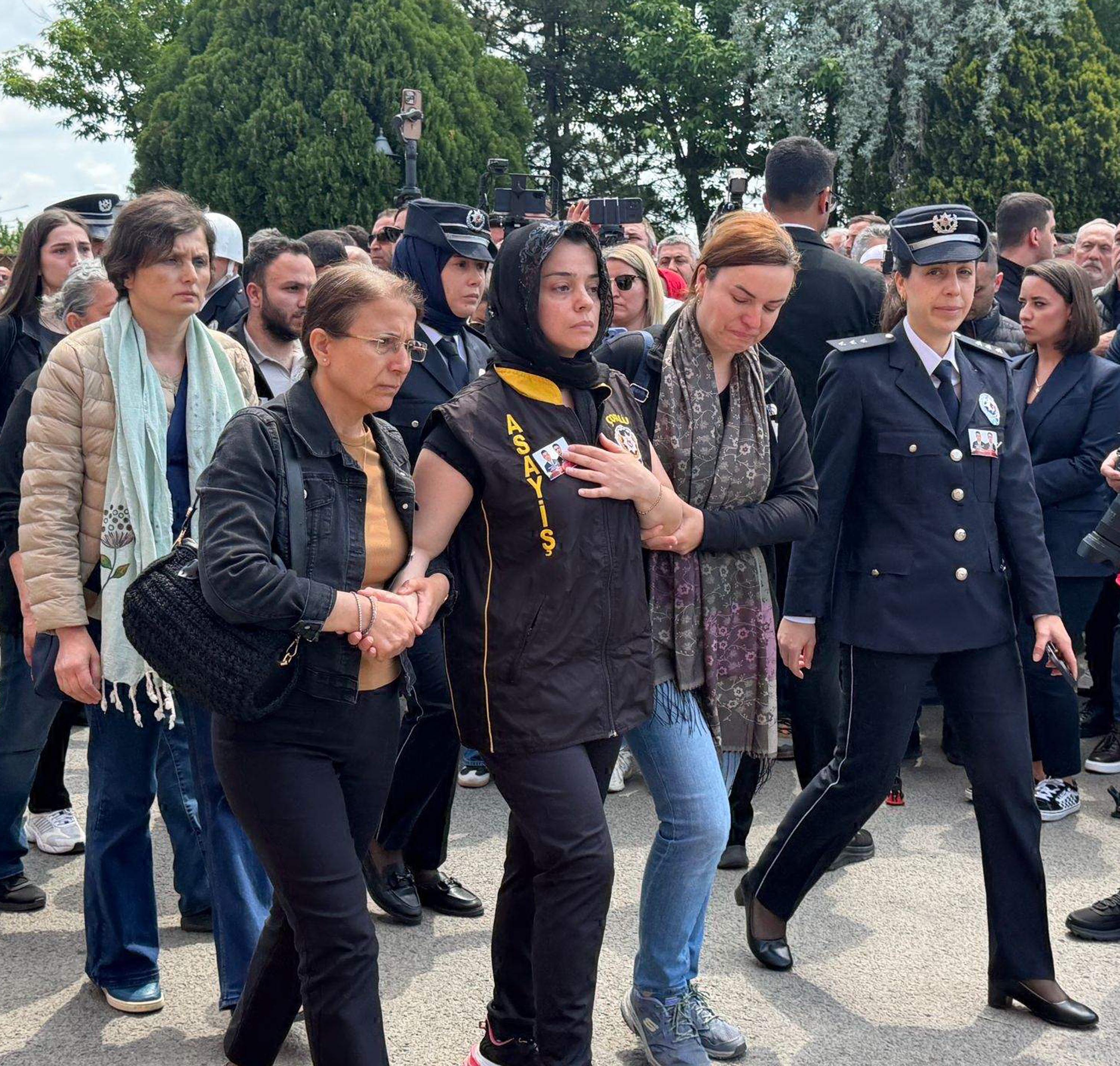 Tekirdağ'da şehit 2 polis memuru için tören - Görsel 5