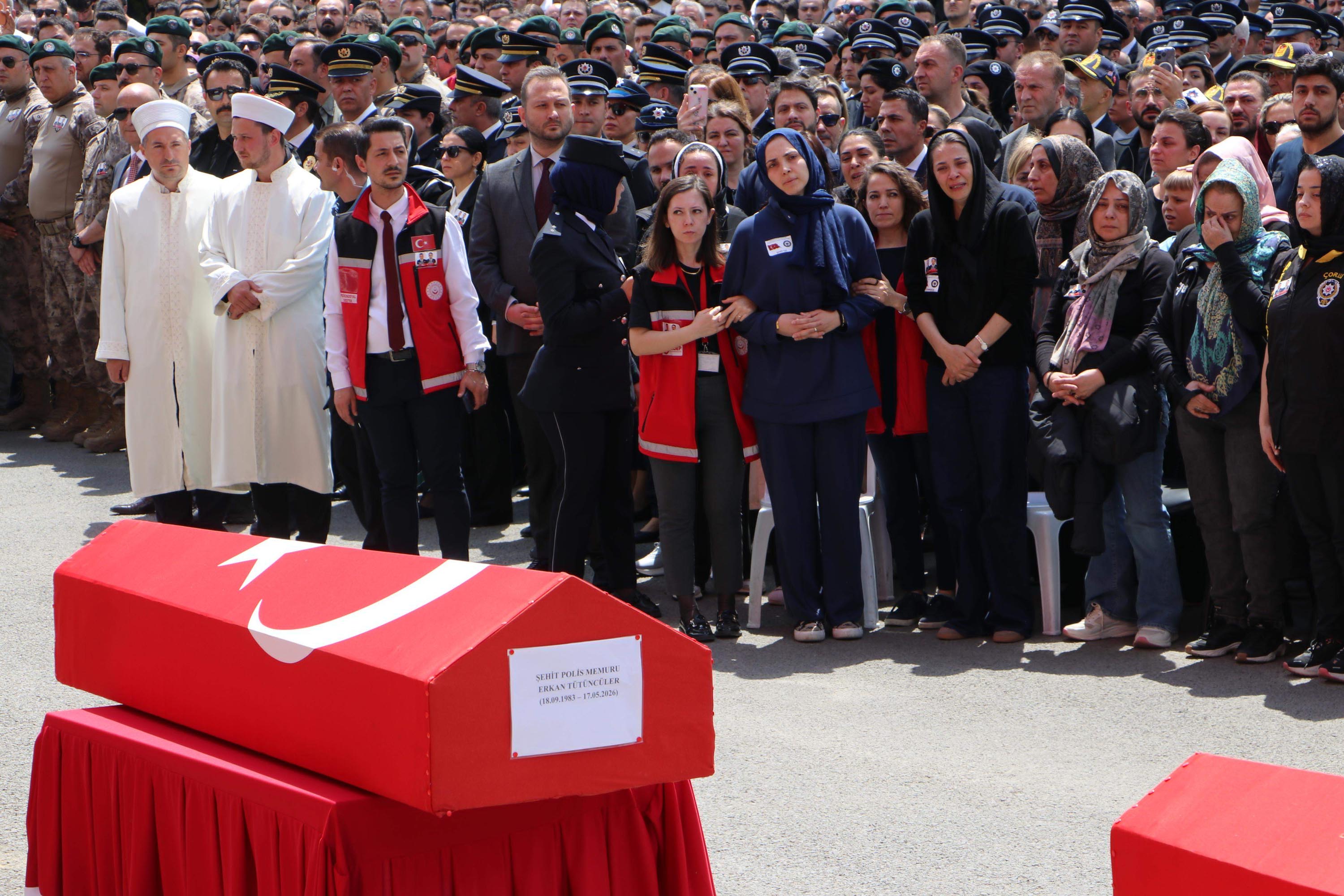 Tekirdağ'da şehit 2 polis memuru için tören - Görsel 7