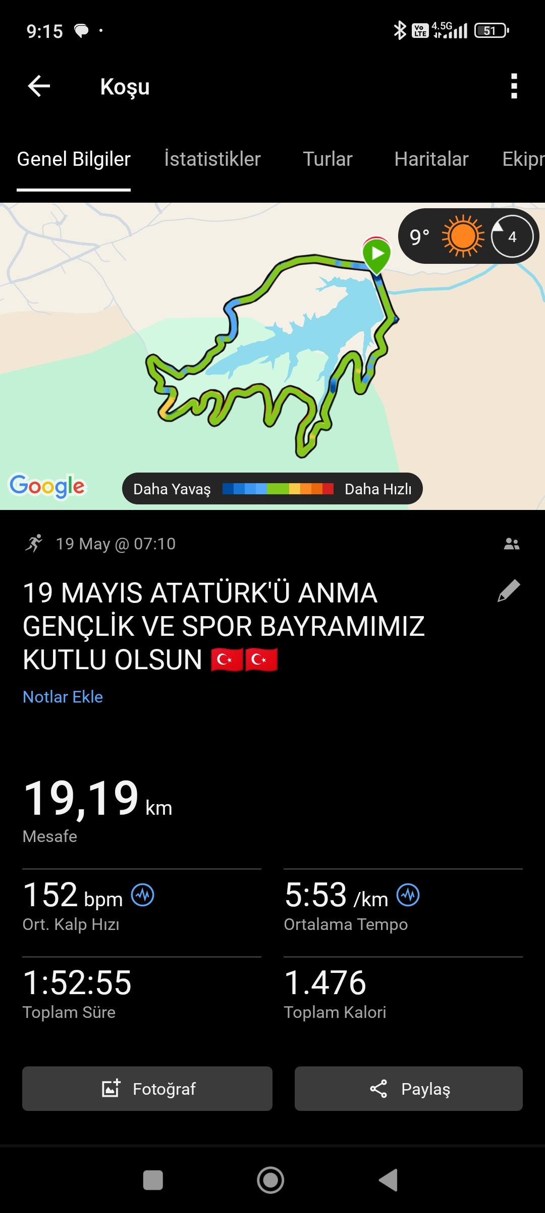 Seydişehirli Doğaseverlerden Anlamlı Kutlama: 19.19 Kilometrelik Atatürk'ü Anma Koşusu - Görsel 2