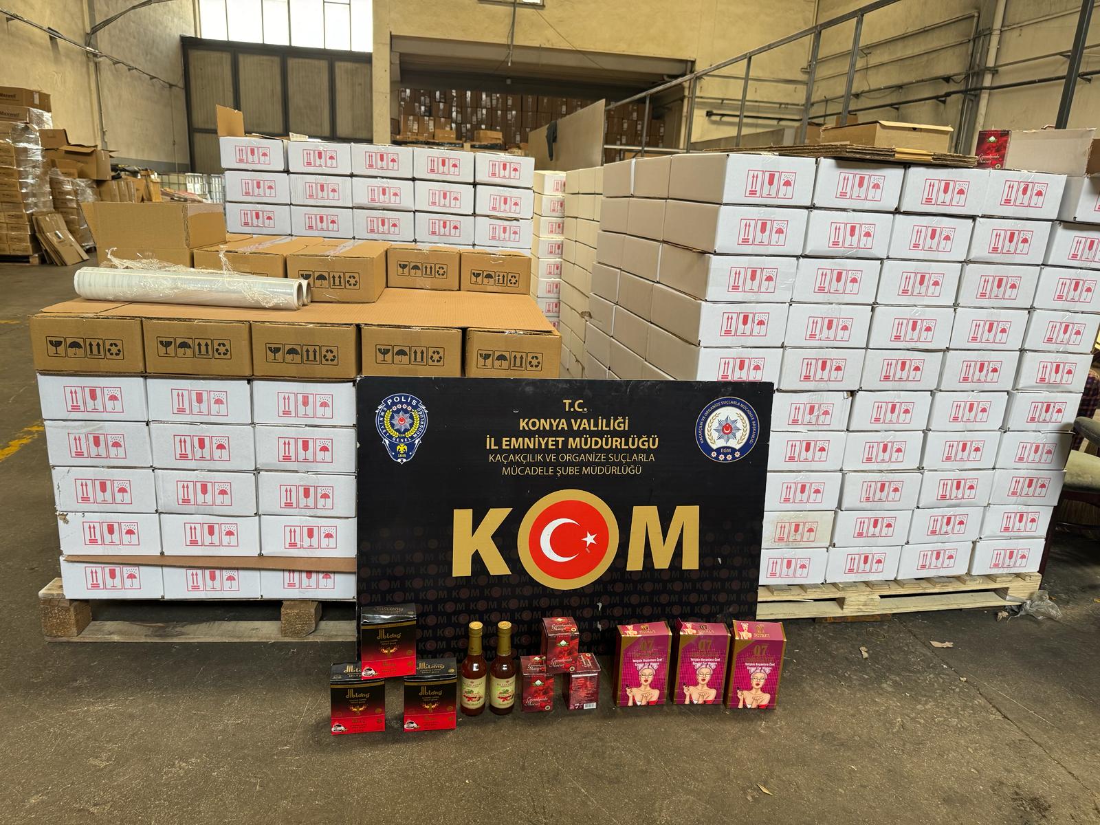 KONYA'DA 20 MİLYON LİRALIK CİNSEL İÇERİKLİ ÜRÜN OPERASYONU: 1 GÖZALTI - Görsel 10