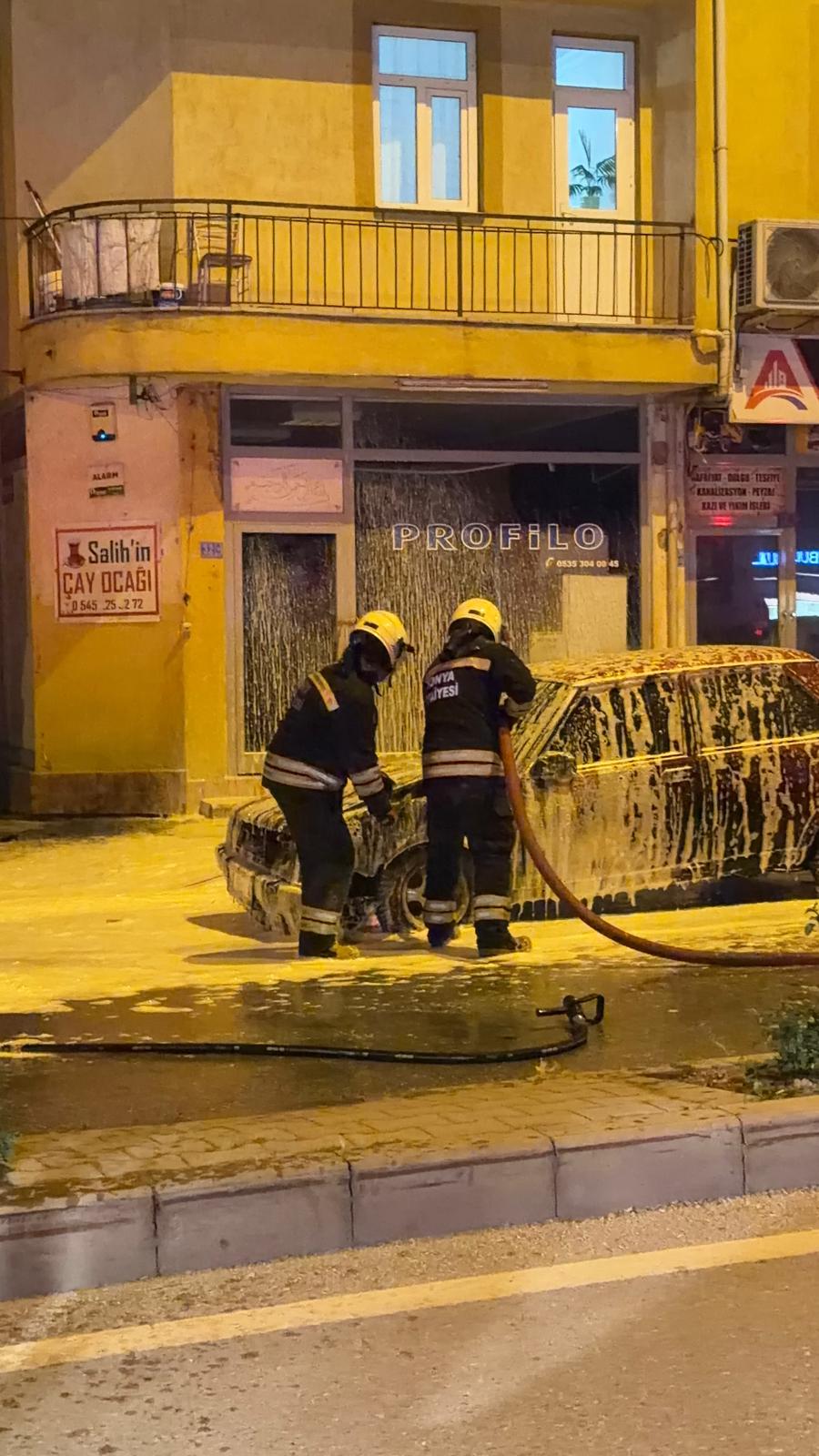 SON DAKİKA | Seydişehir'de Seyir Halindeki Otomobil Alev Alev Yandı! - Görsel 3