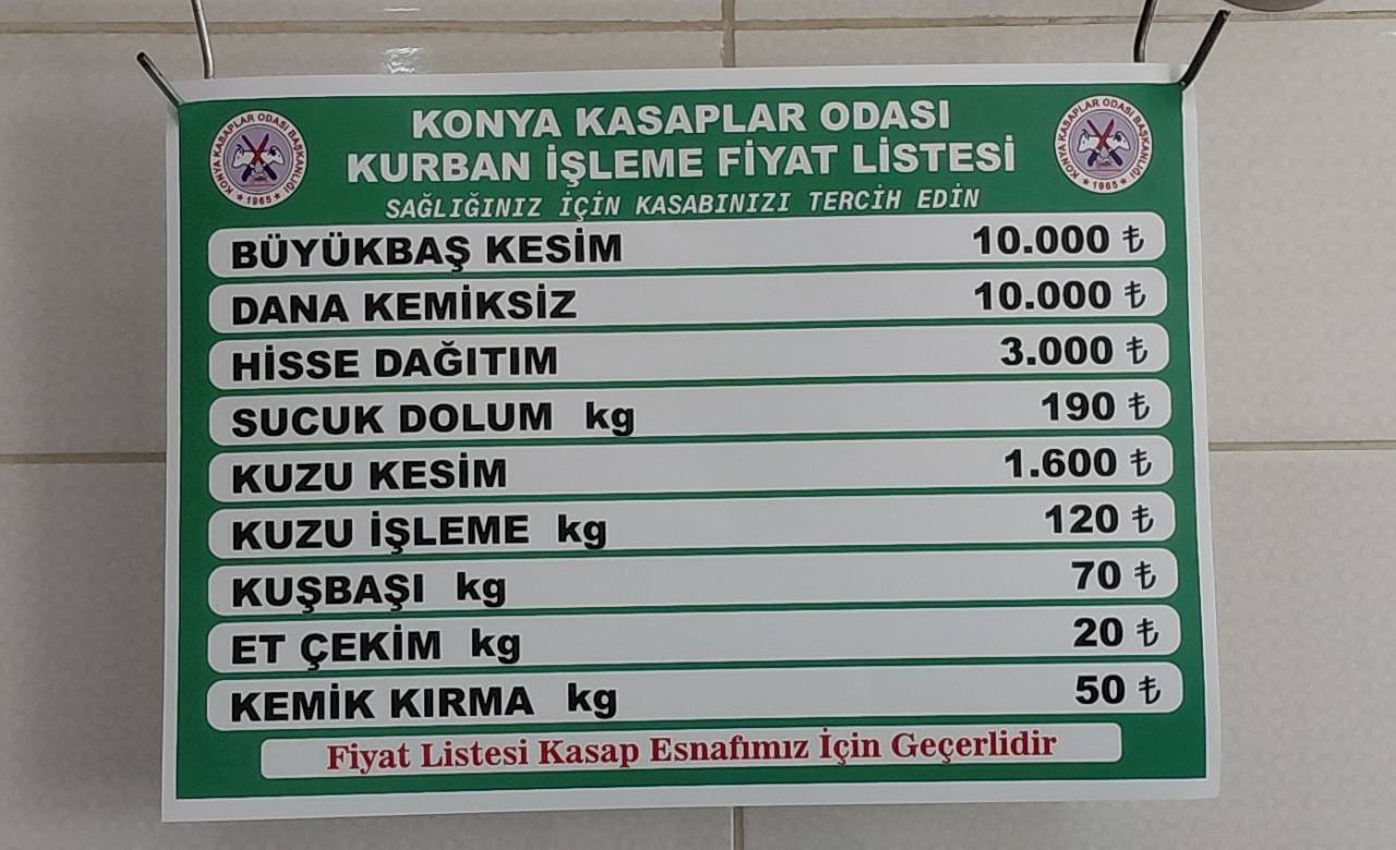 Konya'da Kurban Mesaisi Başladı: Et Çekim Fiyatları Belli Oldu, "Merdiven Altı" Uyarısı Geldi! - Görsel 1