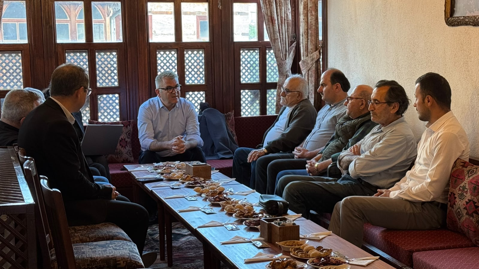 BAŞKAN USTAOĞLU BASIN MENSUPLARINI AĞIRLADI - Görsel 1