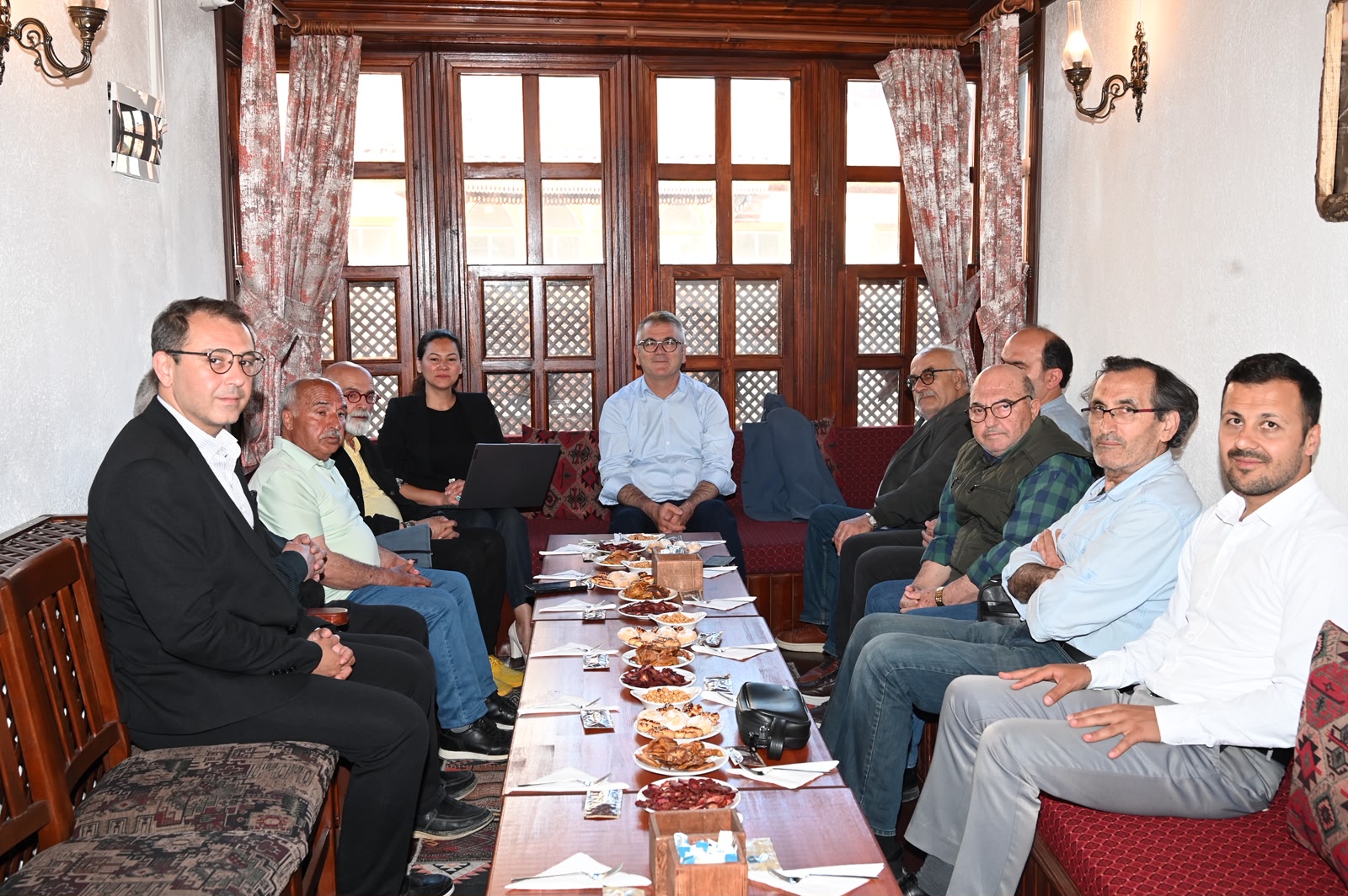 BAŞKAN USTAOĞLU BASIN MENSUPLARINI AĞIRLADI - Görsel 3