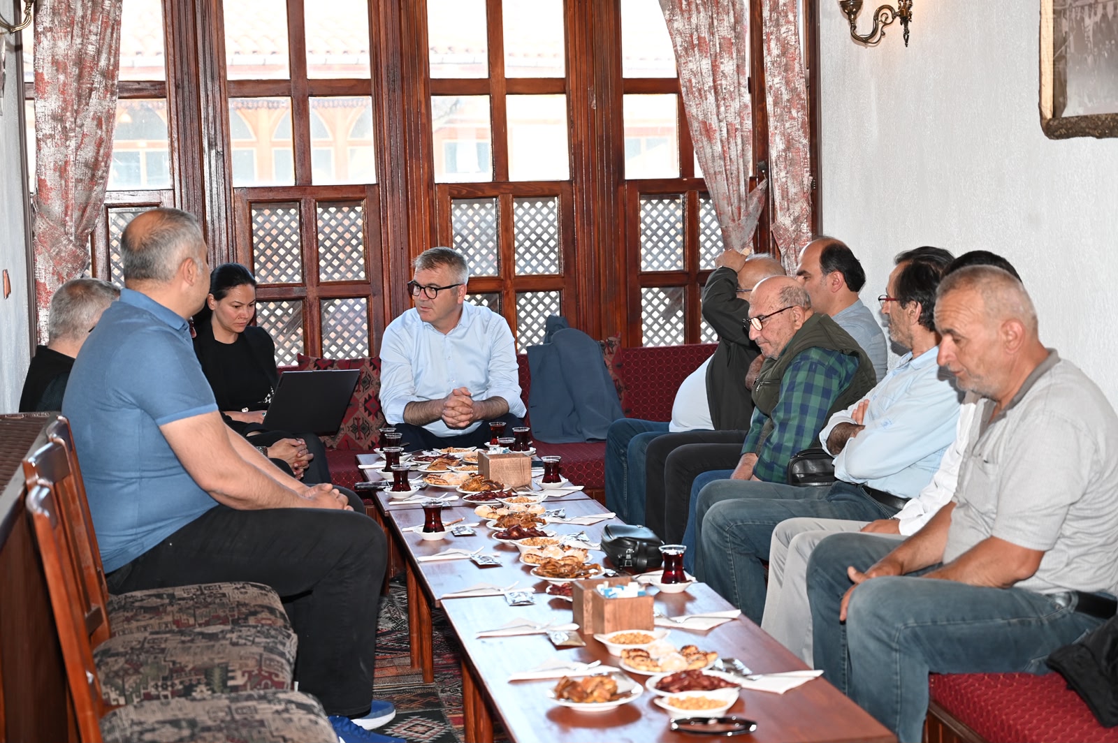 BAŞKAN USTAOĞLU BASIN MENSUPLARINI AĞIRLADI - Görsel 4