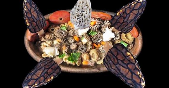 Kuzu Göbeği Yemekleri-Doğal Pişirme-Kuzu Göbeği Kültürü-Morel Mushroom Eating