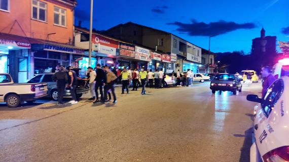 Seydişehir'de 4 Araç  1  Motora   çarpan  Sürücü  kayıplara  karıştı